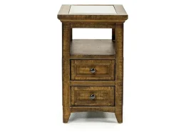 Mor Furniture Sofa & End Tables|Bay Creek Chairside Table In Graphite