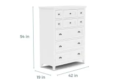 Mor Furniture Dressers & Chests|Bay Creek Chest In Light Gray