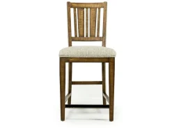 Mor Furniture Counter Height Stools|Barstools|Bay Creek Counter Height Stool In Graphite, V-Back