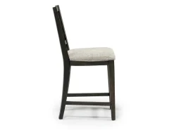 Mor Furniture Counter Height Stools|Barstools|Bay Creek Counter Height Stool In Graphite, V-Back