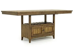 Mor Furniture Counter Height Tables|Dining Tables|Bay Creek Counter Height Extendable Dining Table In Light Gray