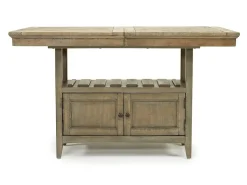Mor Furniture Seating For 4|Counter Height Dining Sets|Bay Creek Counter Height Extendable Dining Table & 4 Stools In Graphite