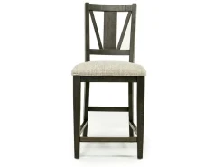 Mor Furniture Seating For 4|Counter Height Dining Sets|Bay Creek Counter Height Extendable Dining Table & 4 Stools In Graphite