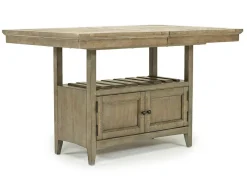 Mor Furniture Seating For 4|Counter Height Dining Sets|Bay Creek Counter Height Extendable Dining Table & 4 Stools In Graphite