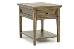 Mor Furniture Sofa & End Tables|Bay Creek End Table In Graphite, Rectangle
