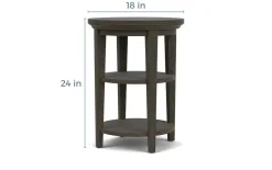 Mor Furniture Sofa & End Tables|Bay Creek End Table In Graphite, Rectangle