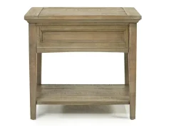 Mor Furniture Sofa & End Tables|Bay Creek End Table In Graphite, Rectangle