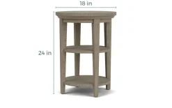 Mor Furniture Sofa & End Tables|Bay Creek End Table In Graphite, Rectangle