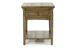 Mor Furniture Sofa & End Tables|Bay Creek End Table In Graphite, Rectangle