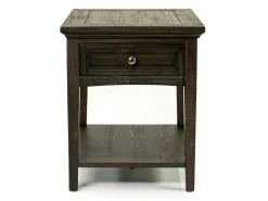 Mor Furniture Sofa & End Tables|Bay Creek End Table In Graphite, Rectangle