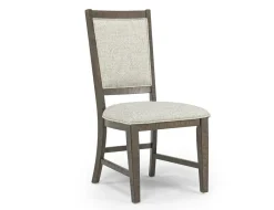 Mor Furniture Seating For 4|Dining Room Sets|Bay Creek Extendable Dining Table & 4 Upholstered V-Back Chairs In Toasted Nutmeg