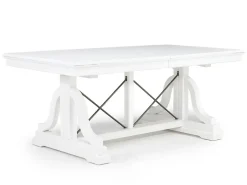 Mor Furniture Seating For 4|Dining Room Sets|Bay Creek Extendable Dining Table & 4 Upholstered V-Back Chairs In Toasted Nutmeg