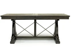 Mor Furniture Seating For 6|Dining Room Sets|Bay Creek Extendable Dining Table & 6 V-Back Chairs In Toasted Nutmeg