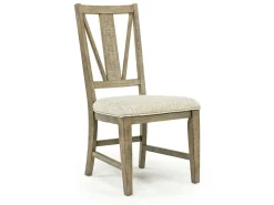 Mor Furniture Seating For 6|Dining Room Sets|Bay Creek Extendable Dining Table & 6 V-Back Chairs In Toasted Nutmeg