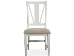 Mor Furniture Seating For 6|Dining Room Sets|Bay Creek Extendable Dining Table & 6 V-Back Chairs In Toasted Nutmeg