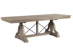 Mor Furniture Dining Tables|Bay Creek Extendable Dining Table In Graphite
