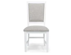 Mor Furniture Seating For 6|Dining Room Sets|Bay Creek Extendable Dining Table, 4 V-Back Chairs & High Back Bench In Graphite