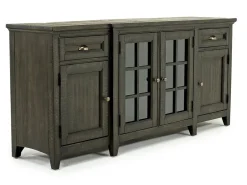 Mor Furniture Media Consoles & Hutches|Tv Stands|Bay Creek Media Console In Nutmeg W/ Usb Charger, 70 Inch