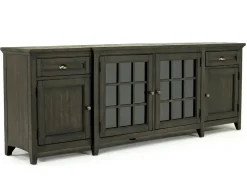 Mor Furniture Media Consoles & Hutches|Tv Stands|Bay Creek Media Console In Nutmeg W/ Usb Charger, 70 Inch