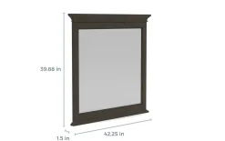 Mor Furniture Bedroom Mirrors|Bay Creek Mirror In Light Gray