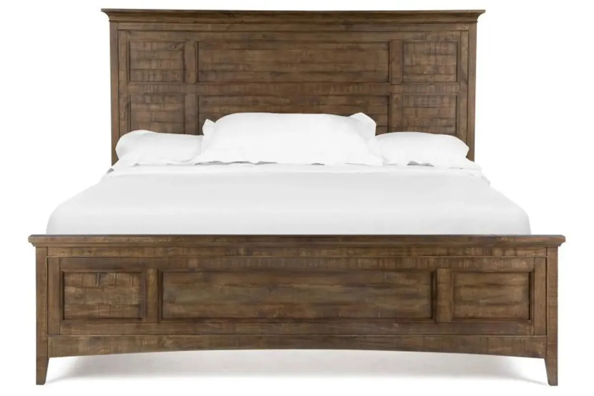 Mor Furniture Beds|Bay Creek Panel Bed In Light Gray, Queen