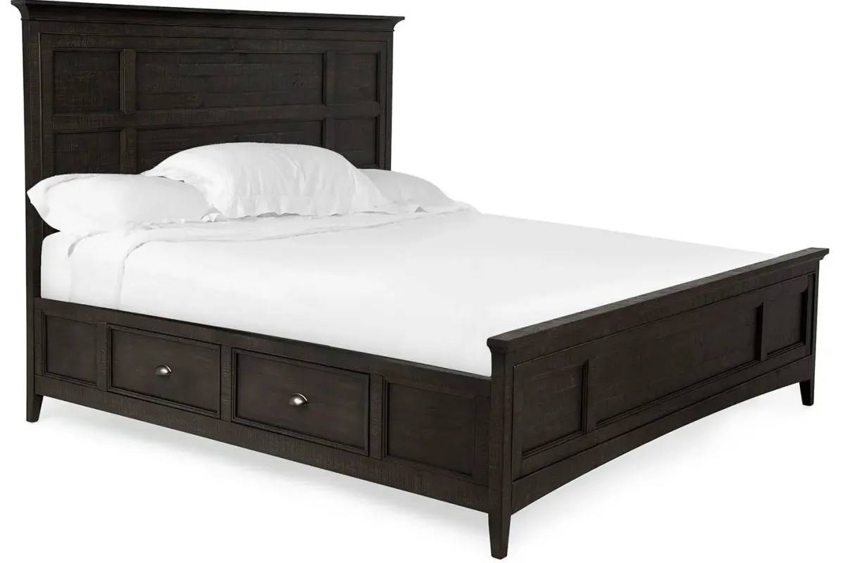 Mor Furniture Beds|Bay Creek Panel Bed In Light Gray, Queen