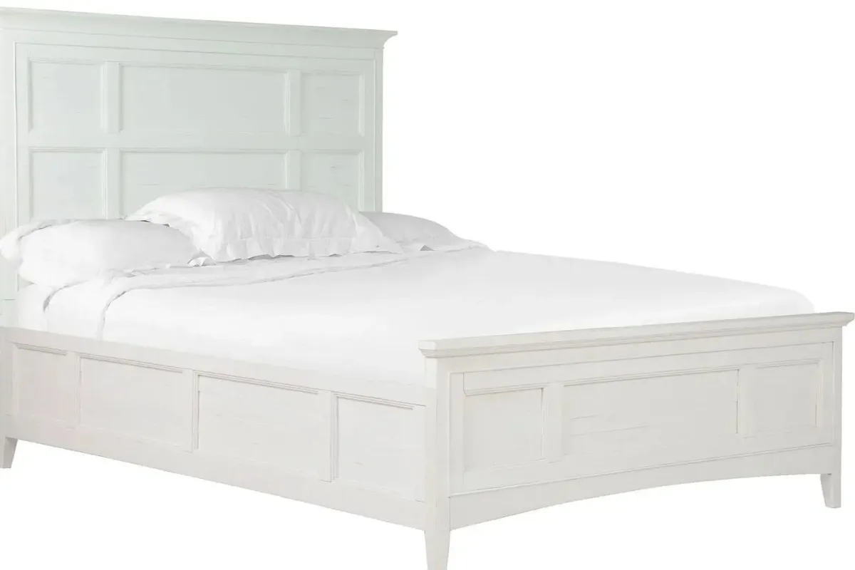 Mor Furniture Beds|Bay Creek Panel Bed In Light Gray, Queen