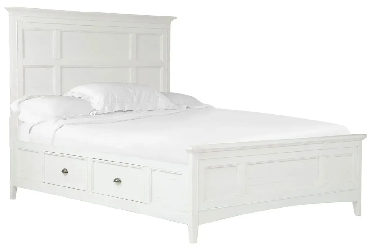 Mor Furniture Beds|Bay Creek Panel Bed In Light Gray, Queen