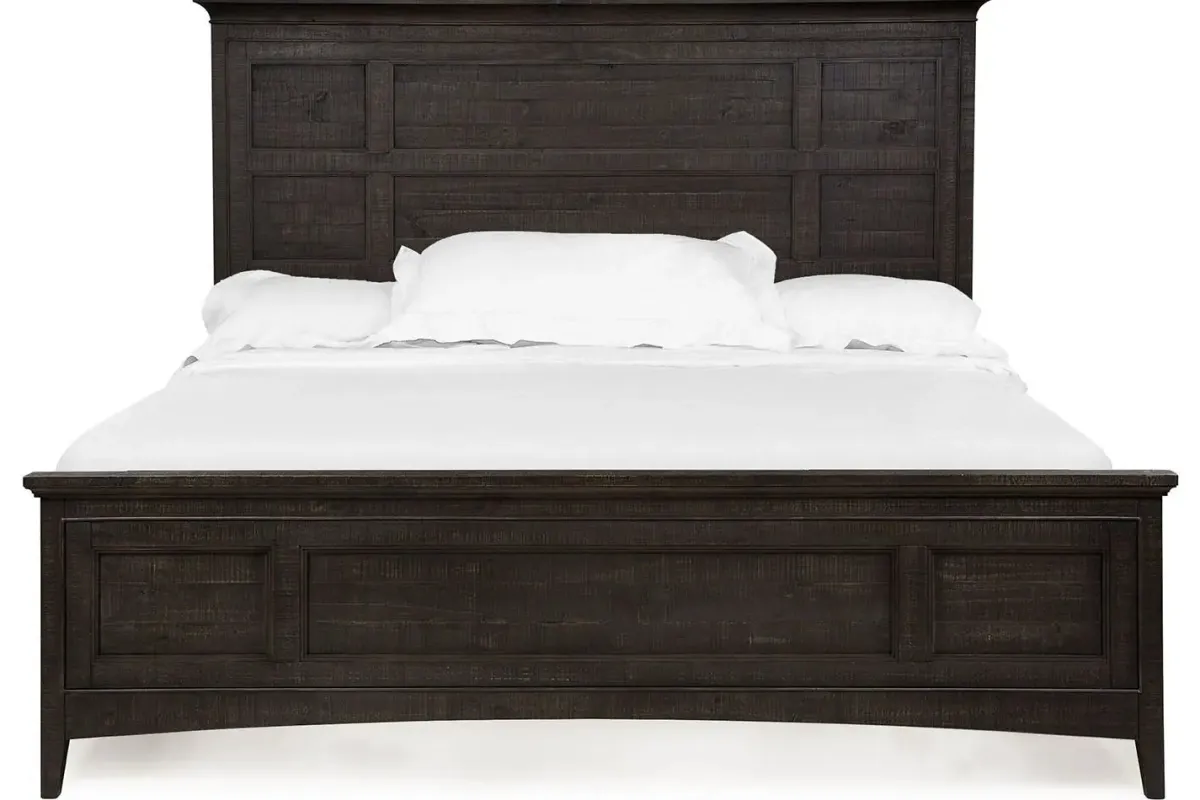 Mor Furniture Beds|Bay Creek Panel Bed In Light Gray, Queen