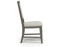 Mor Furniture Dining Chairs|Bay Creek Side Chair In Light Gray, V-Back