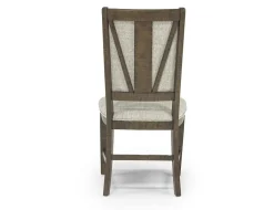 Mor Furniture Dining Chairs|Bay Creek Side Chair In Light Gray, V-Back