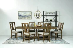 Mor Furniture Dining Chairs|Bay Creek Side Chair In Light Gray, V-Back