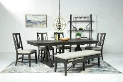 Mor Furniture Dining Chairs|Bay Creek Side Chair In Light Gray, V-Back