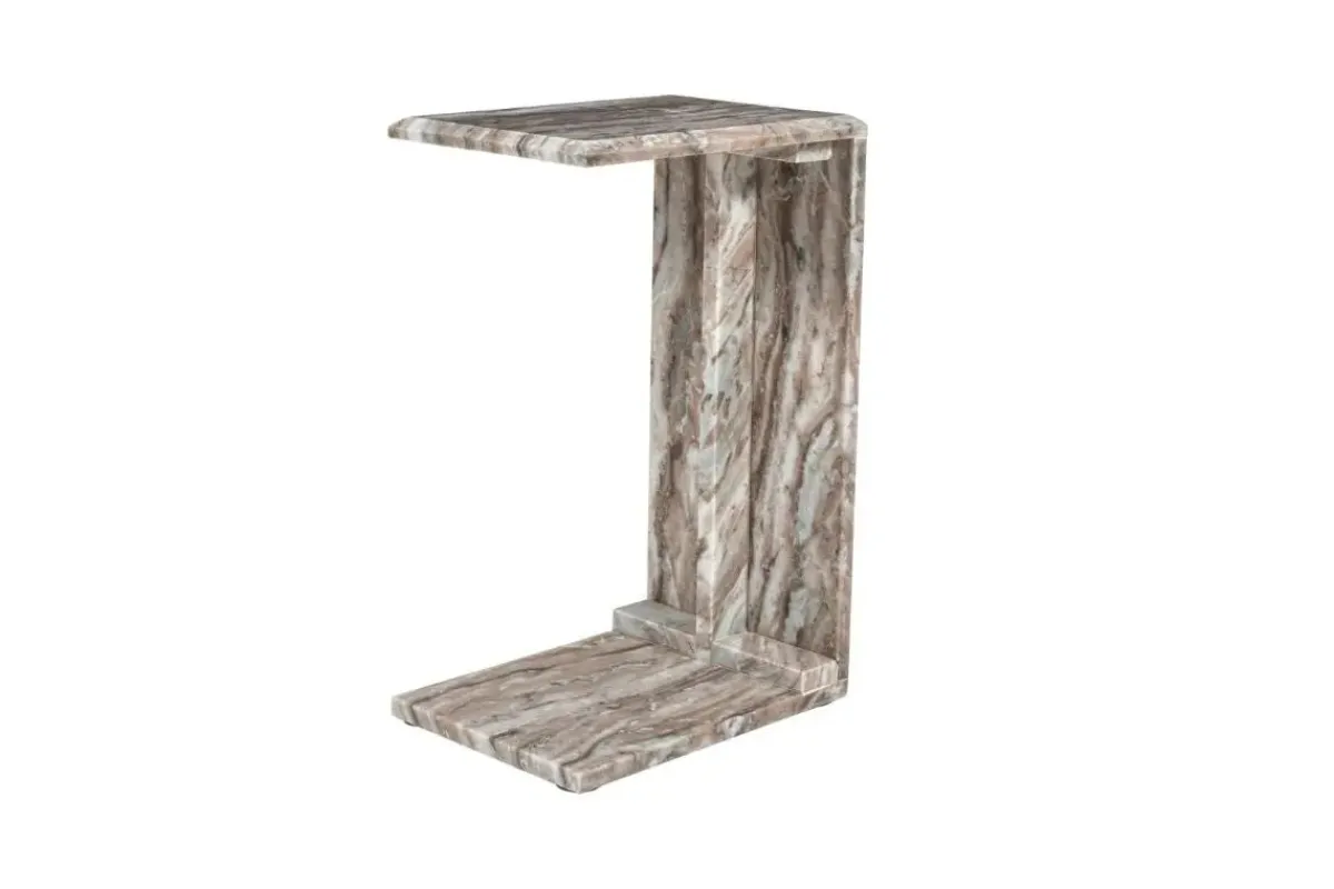 Mor Furniture Accent Tables|Bella Marble Accent C Table In Sand