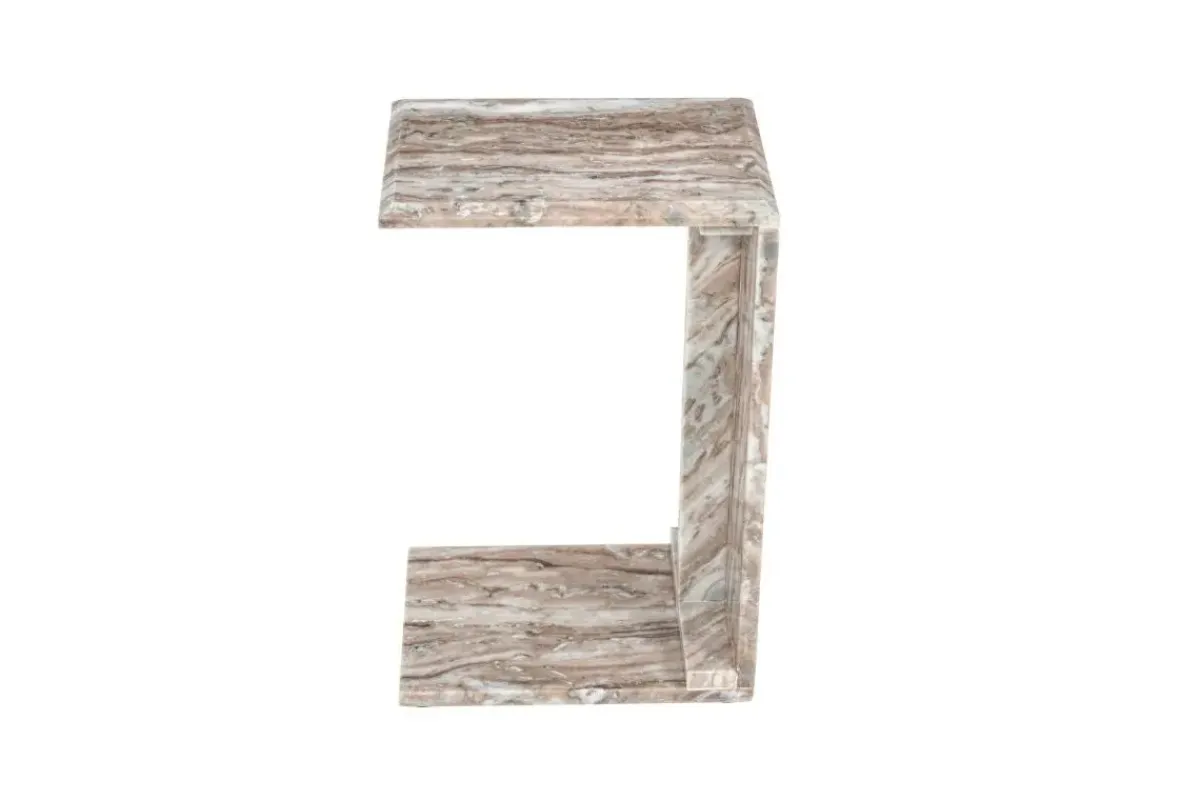 Mor Furniture Accent Tables|Bella Marble Accent C Table In Sand