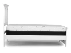 Mor Furniture Beds|Bella Panel Bed In White, Twin