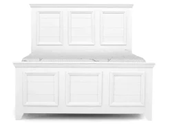 Mor Furniture Beds|Bella Panel Bed In White, Twin