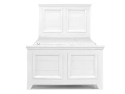Mor Furniture Beds|Bella Panel Bed In White, Twin