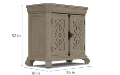 Mor Furniture Nightstands|Bellamy 4 Drawer Nightstand In Charcoal