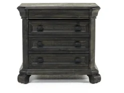 Mor Furniture Nightstands|Bellamy 4 Drawer Nightstand In Charcoal