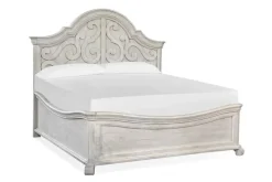 Mor Furniture Beds|Bellamy Arch Panel Bed In Charcoal, Eastern King