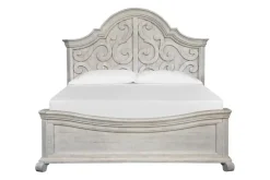 Mor Furniture Beds|Bellamy Arch Panel Bed In Charcoal, Eastern King