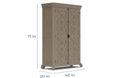 Mor Furniture Armoires|Bellamy Armoire In Charcoal