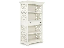 Mor Furniture Bookcases & Library Walls|Bellamy Office Bookcase In White