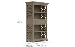Mor Furniture Bookcases & Library Walls|Bellamy Office Bookcase In White