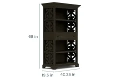 Mor Furniture Bookcases & Library Walls|Bellamy Office Bookcase In White