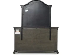 Mor Furniture Bedroom Sets|Bellamy Sleigh Bed, Dresser, Mirror & 4 Drawer Nightstand In , Queen Charcoal