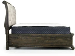 Mor Furniture Beds|Bellamy Sleigh Bed W/ Storage In White, Queen