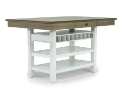 Mor Furniture Seating For 6|Counter Height Dining Sets|Bellevue Counter Height Dining Table & 6 Stools In Antique White