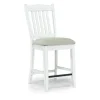 Mor Furniture Counter Height Stools|Barstools|Bellevue Counter Height Stool In Antique White